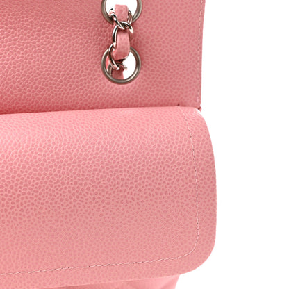 Chanel Caviar Quilted Medium Double Flap Light Pink 12 of 15