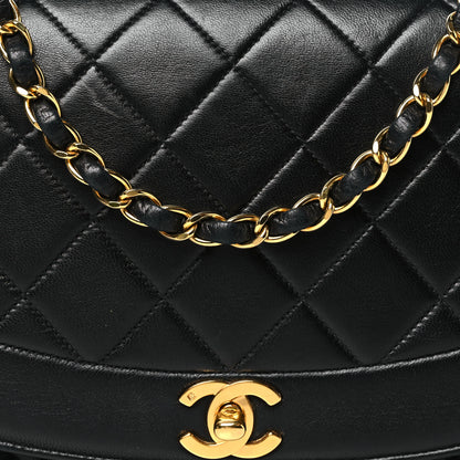Chanel Lambskin Quilted Medium Single Flap Black 8 of 10