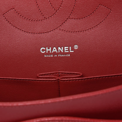 Chanel Caviar Quilted Jumbo Double Flap Red 6 of 14