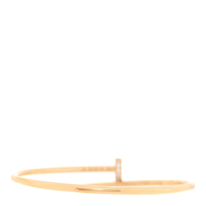 Cartier 18K Yellow Gold Diamond Small Juste Un Clou Bracelet 16 2 of 5