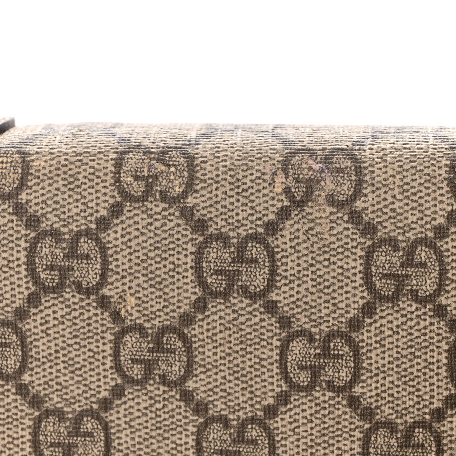 Gucci GG Supreme Monogram Web Messenger Bag Brown 16 of 18