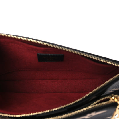Louis Vuitton Empreinte Monogram Giant Multi Pochette Accessories Black Beige 5 of 9