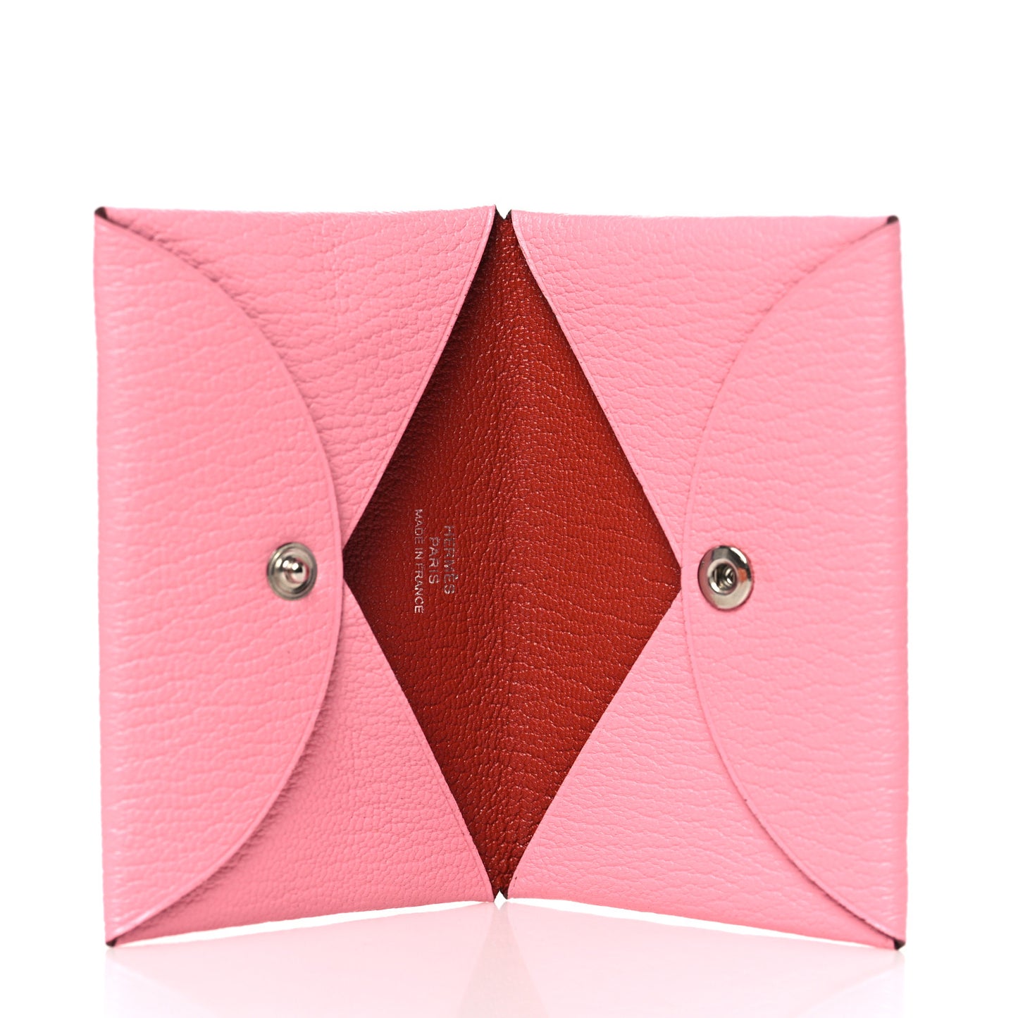 Chevre Mysore Verso Calvi Card Case Rose Ete Cuivre