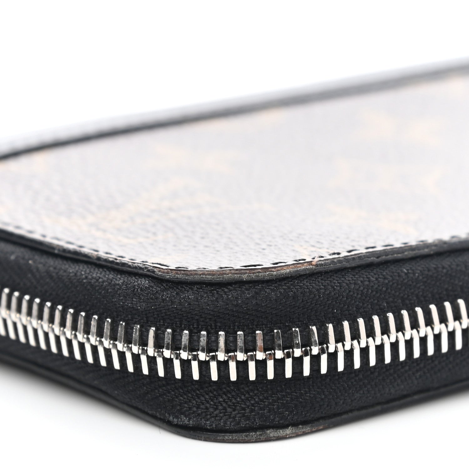 Louis Vuitton Monogram Macassar Vertical Zippy Wallet 9 of 10