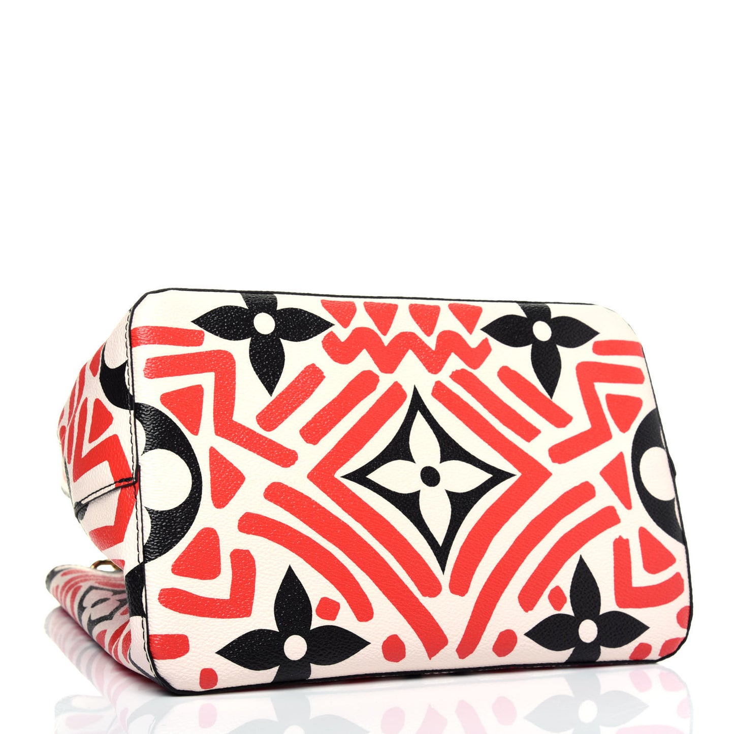 Monogram Giant Crafty NeoNoe MM Creme Rouge Black
