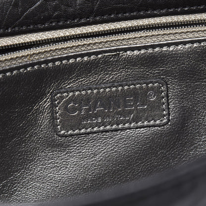 Chanel Distressed Lambskin Lady Braid Flap Black 7 of 10