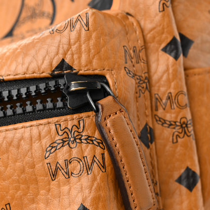 MCM X SAMBYPEN Visetos Small Stark Backpack Cognac 15 of 30