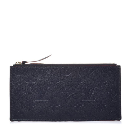 Louis Vuitton Empreinte Felicie Chain Wallet Zippered Insert Marine Rouge 1 of 6