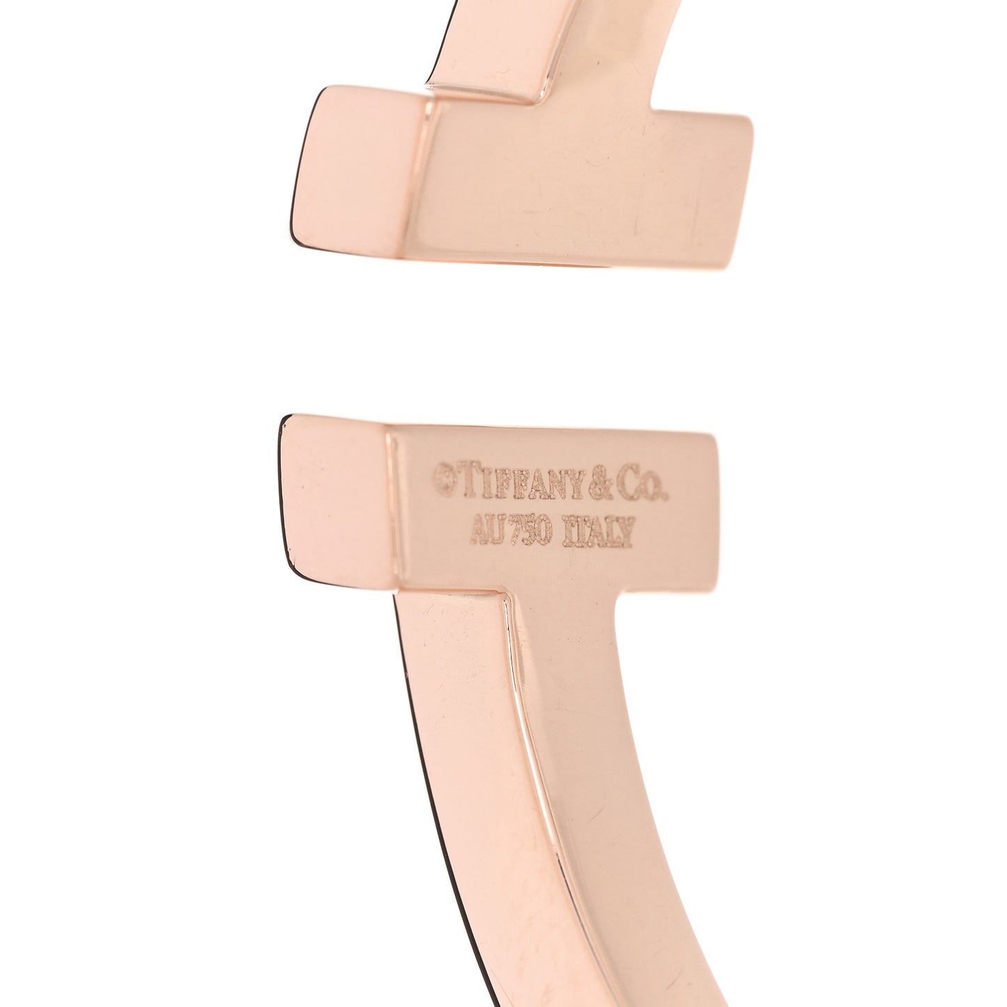 18K Rose Gold T Square Bracelet