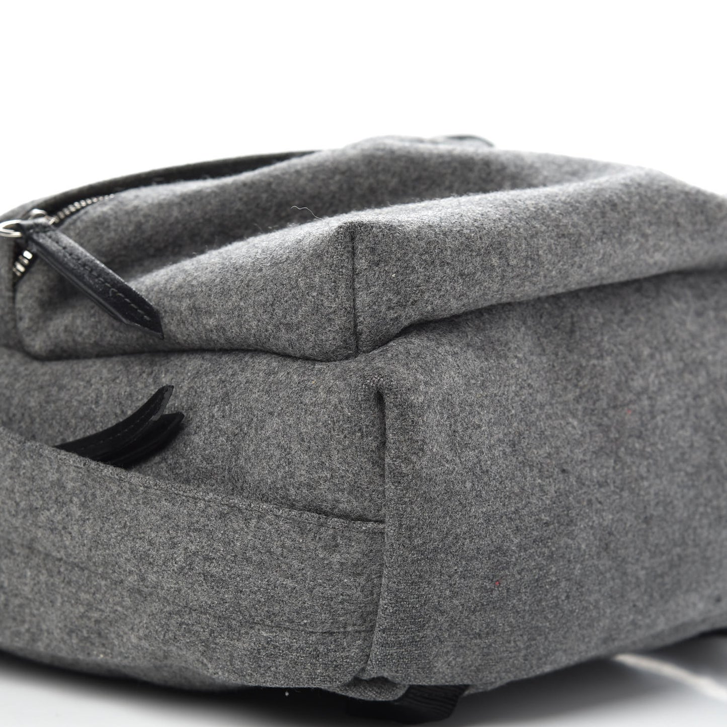 Wool Embroidered Bee Sky Backpack Grey