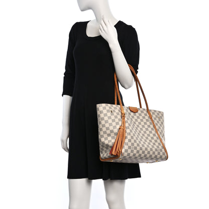 Louis Vuitton Damier Azur Propriano Rose Ballerine 2 of 9