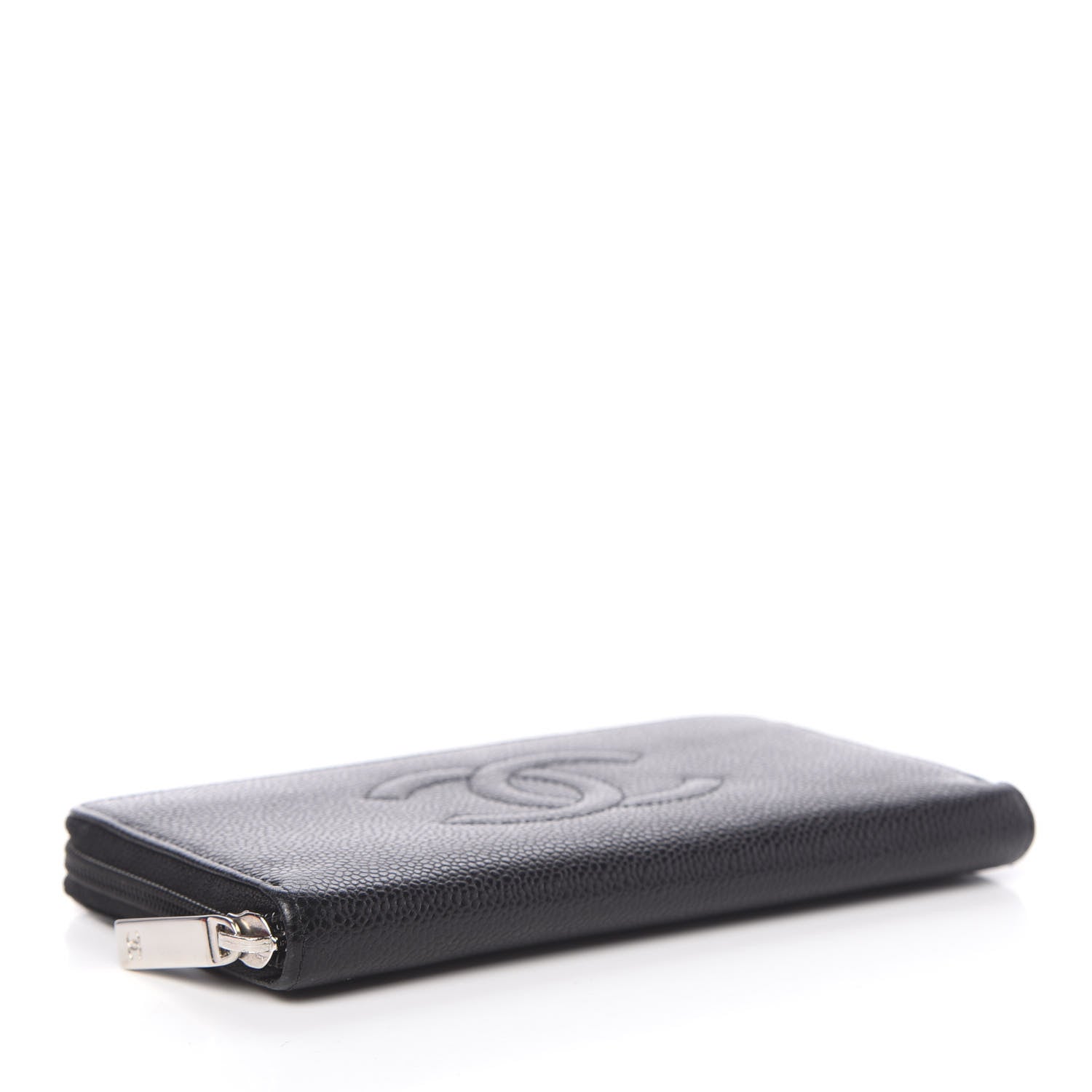 Chanel Caviar Large Timeless CC Zip Around Wallet Black 4 of 9