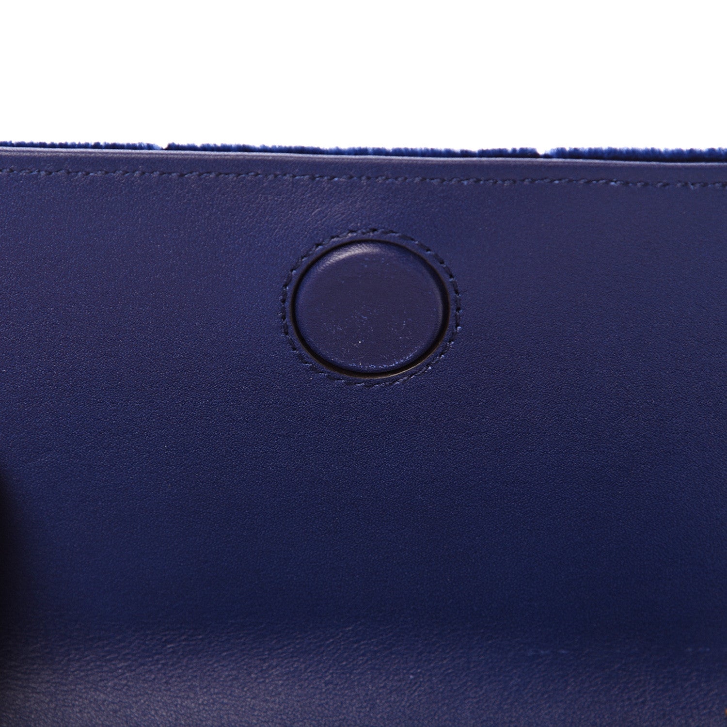 Gucci Velvet Matelasse GG Marmont Mini Bag Cobalt Blue 7 of 11