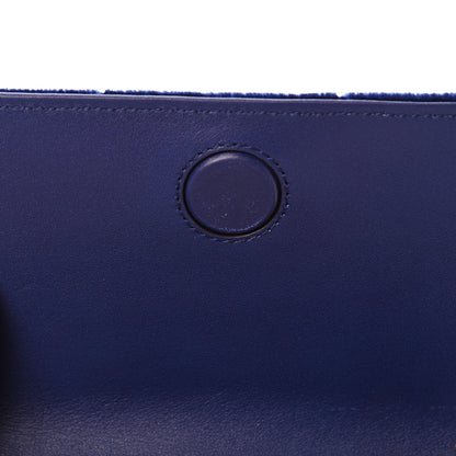Gucci Velvet Matelasse GG Marmont Mini Bag Cobalt Blue 7 of 11