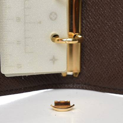 Louis Vuitton Damier Ebene Small Ring Agenda Cover 9 of 10