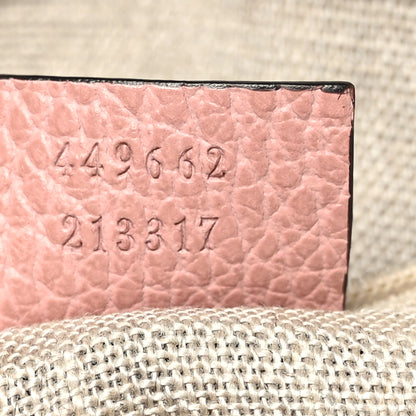 Gucci Dollar Calfskin Small GG Charm Dome Bag Soft Pink 7 of 9