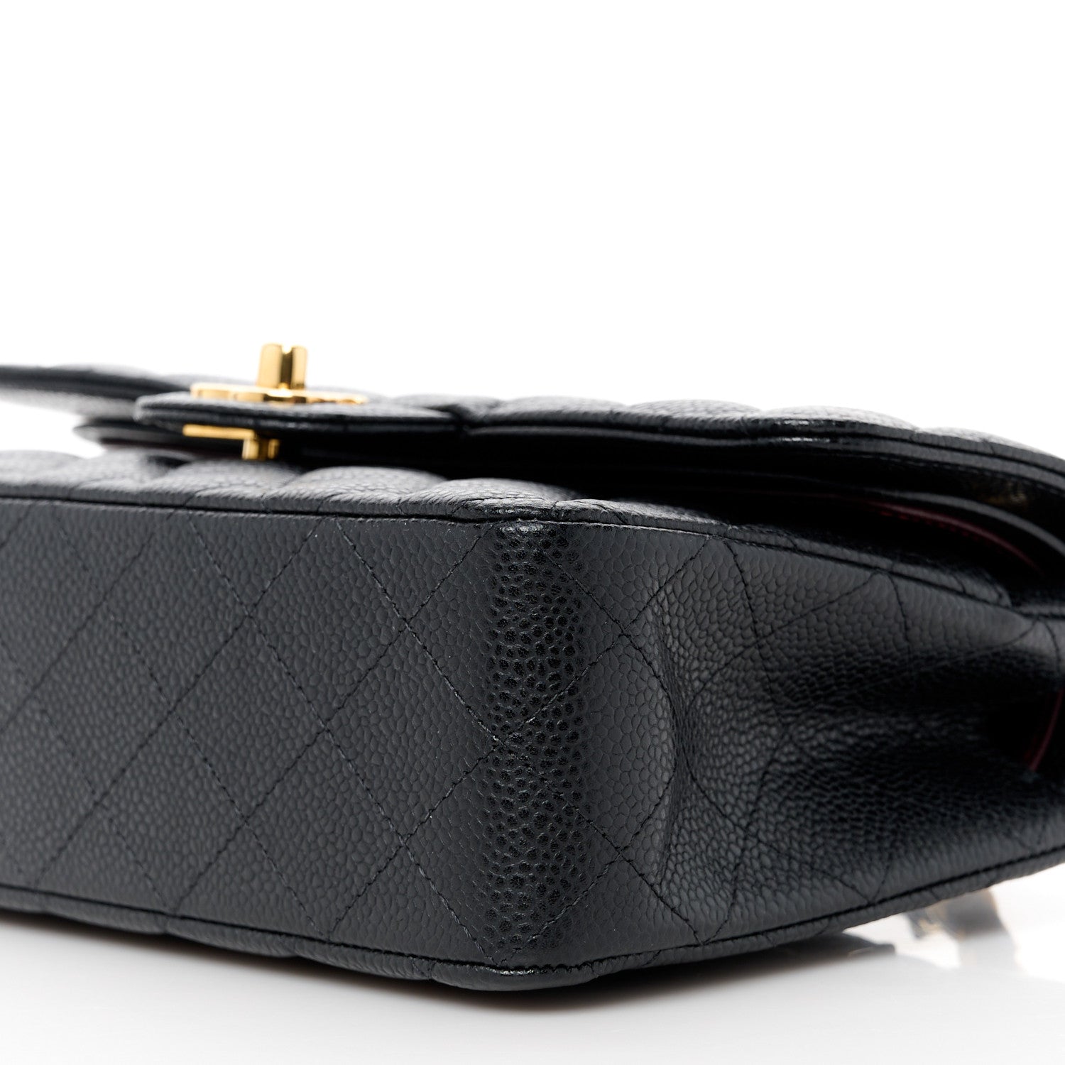 Chanel Caviar Quilted Small Double Flap Black 11 of 12