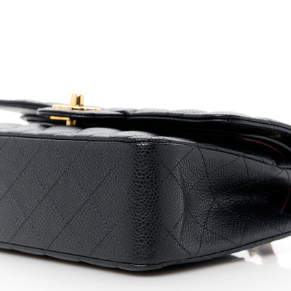 Chanel Caviar Quilted Small Double Flap Black 11 of 12