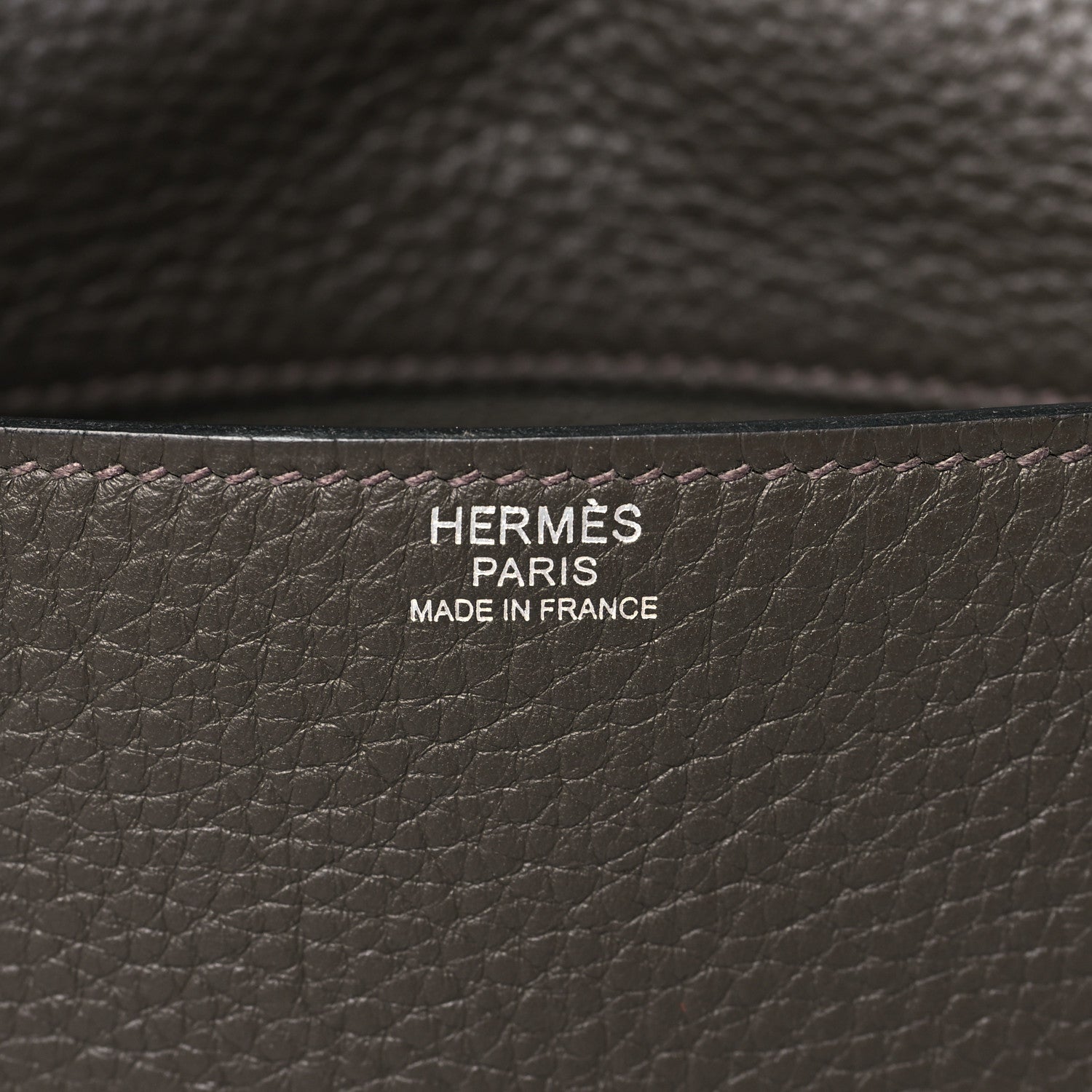 Hermes Taurillon Clemence Steve Caporal Messenger Taupe 7 of 10
