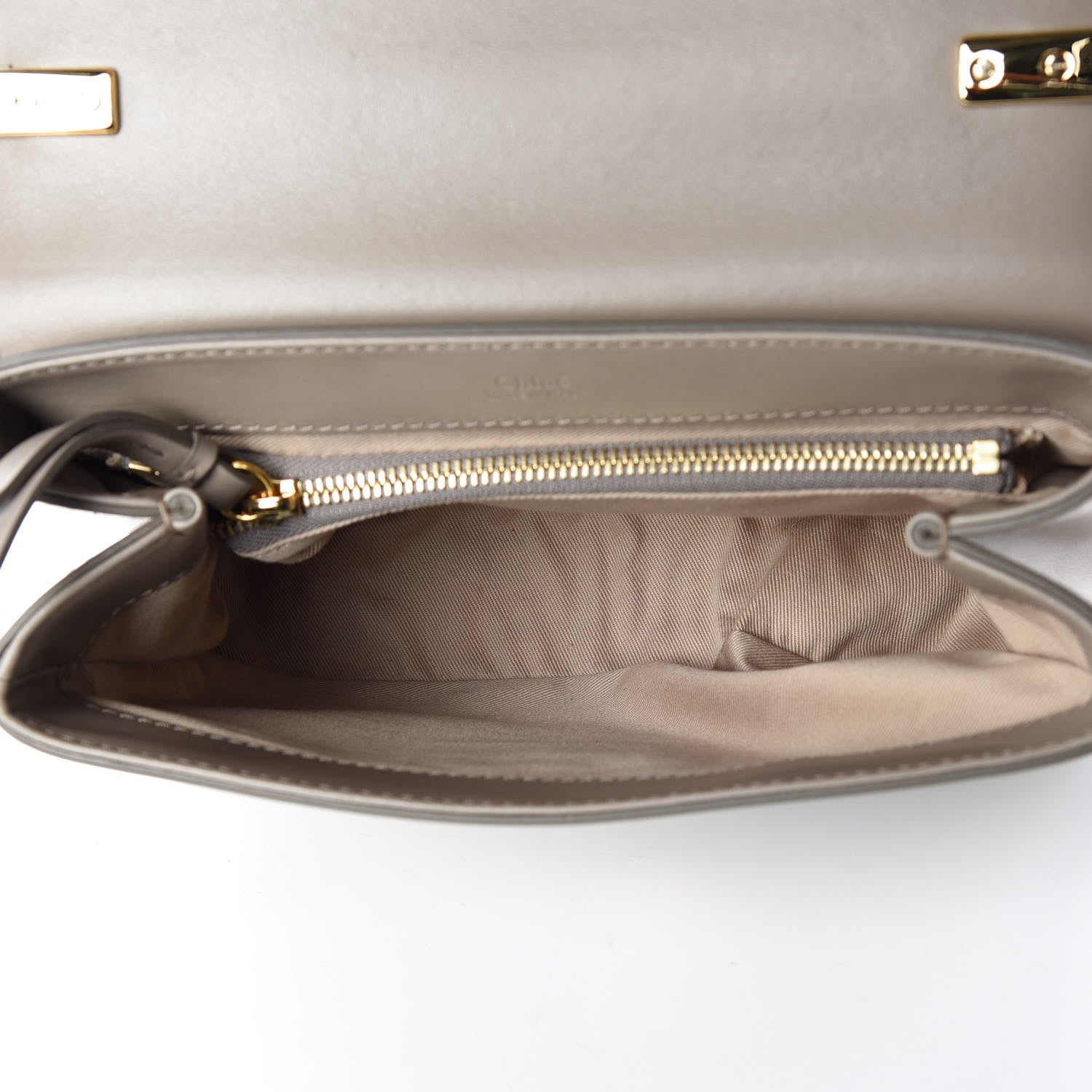 Chloe Calfskin Small C Double Carry Motty Grey 8 of 9
