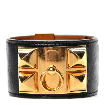 Hermes Chamonix Collier de Chien CDC Bracelet L Black 1 of 6