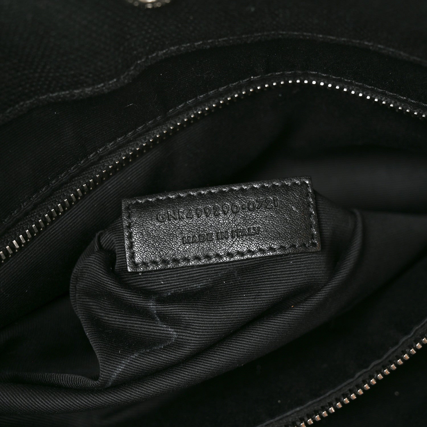 Saint Laurent Raffia Linen Calfskin Rive Gauche Tote Naturale Black 7 of 10