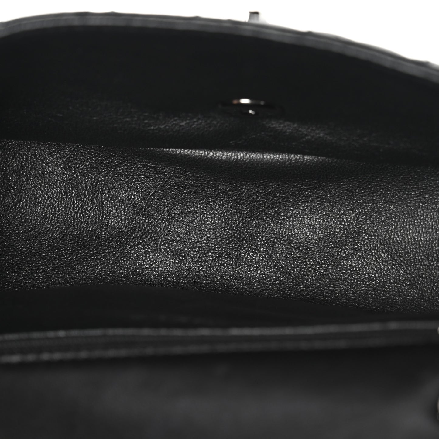 Lambskin Classic Twist Mini Rectangular Flap Black Burgundy