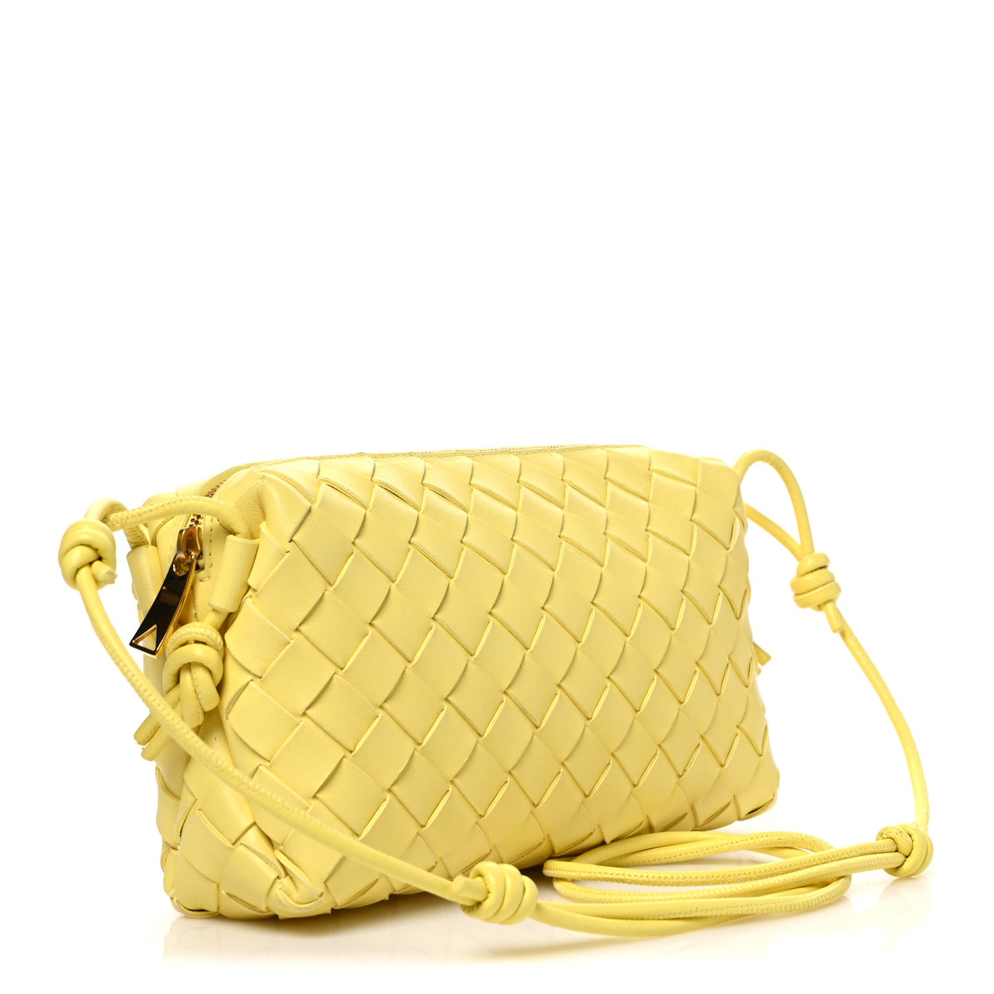 Nappa Intrecciato Loop Baguette Bag Sherbert