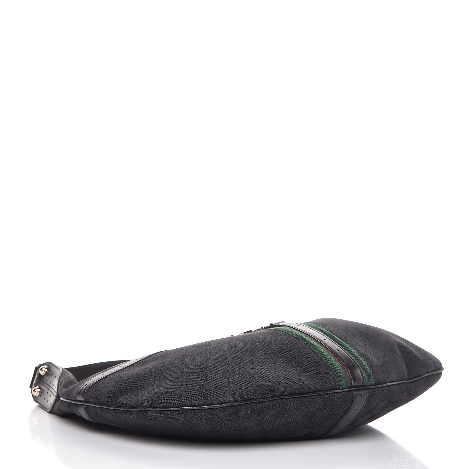 Gucci Monogram Web GG Reins Hobo Black 4 of 7