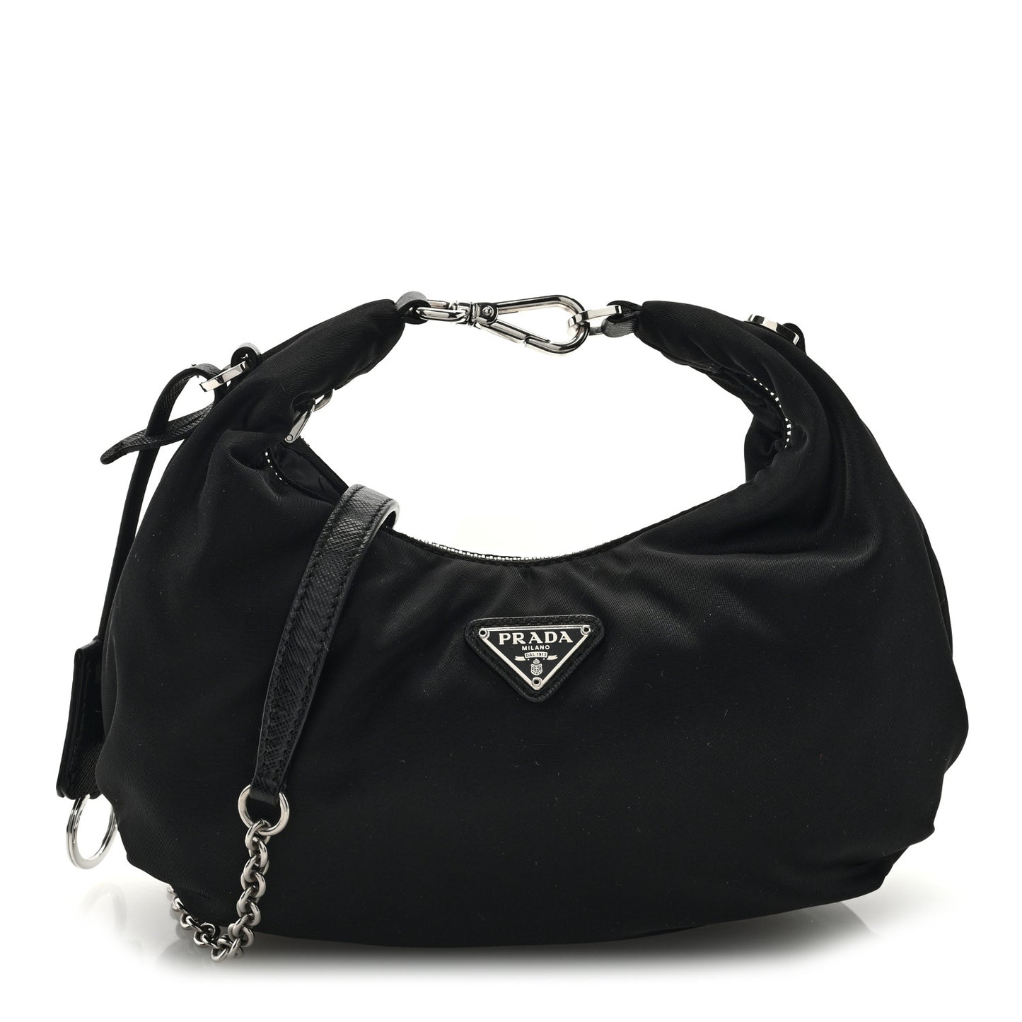 Tessuto Nylon Saffiano Re-Edition 2006 Shoulder Bag Black