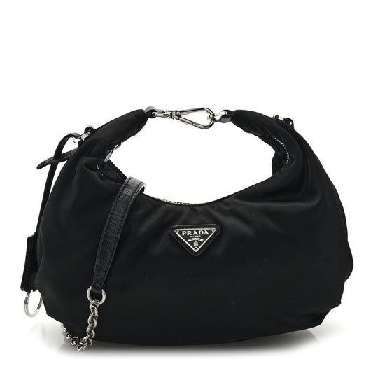 Tessuto Nylon Saffiano Re-Edition 2006 Shoulder Bag Black