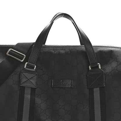 Gucci Nylon Monogram XL Duffle Bag Black 7 of 12
