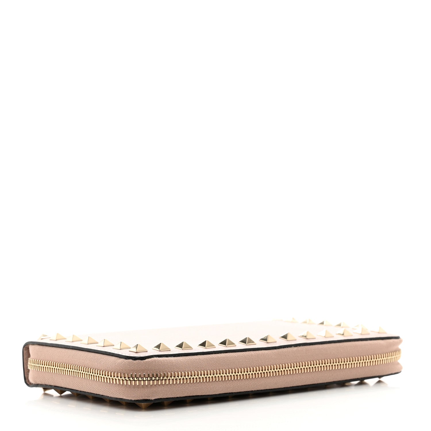 Valentino Garavani Vitello Rockstud Top Handle Travel Wallet Poudre 4 of 8
