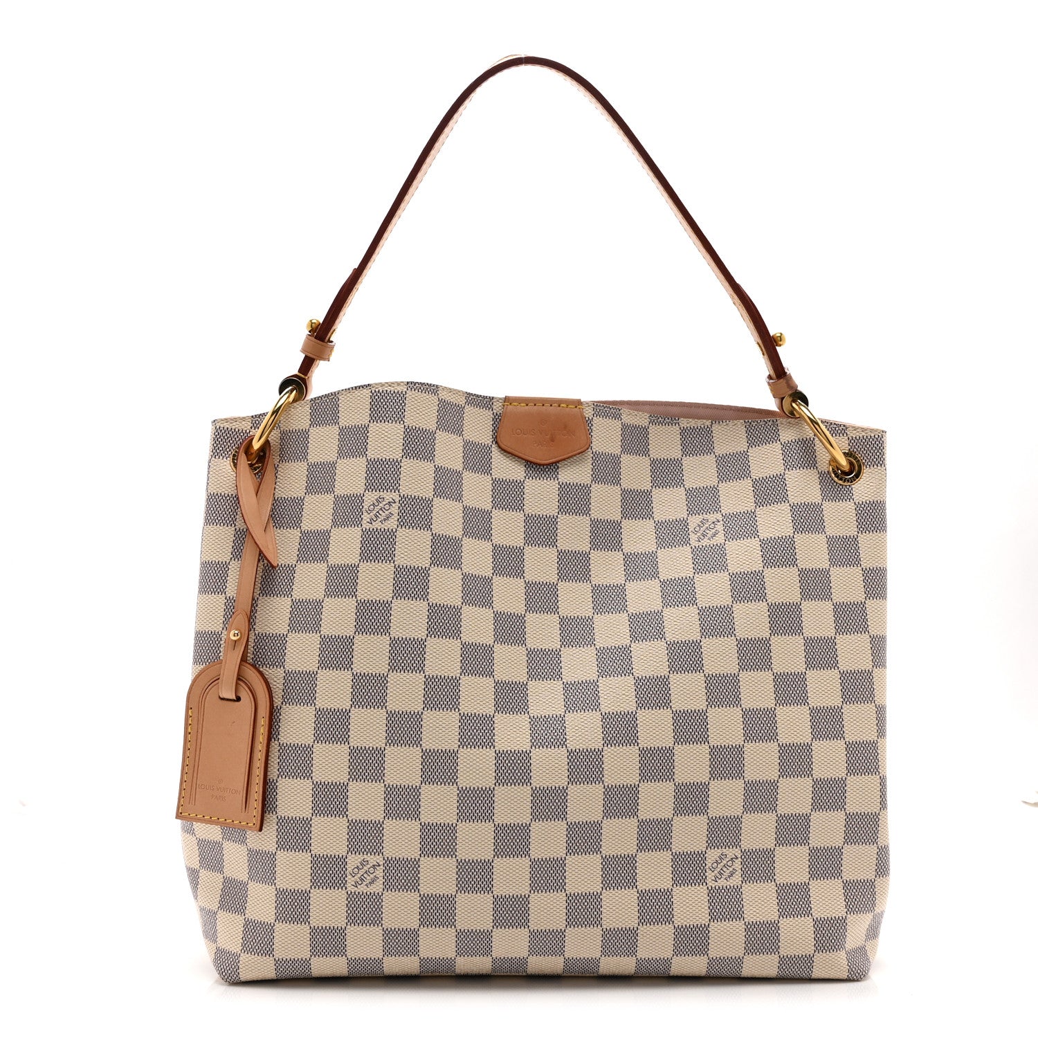 Louis Vuitton Damier Azur Graceful PM Rose Ballerine 1 of 9
