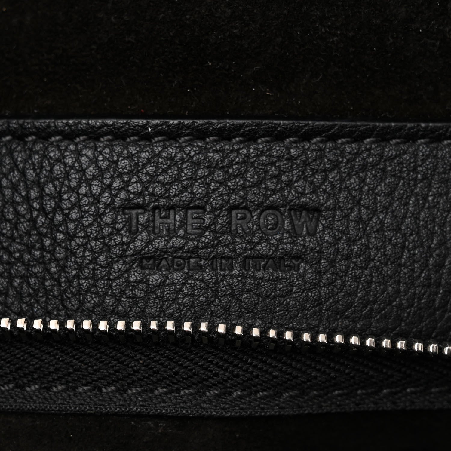 The Row Grained Calfskin Top Handle 14 Bag Black 6 of 10