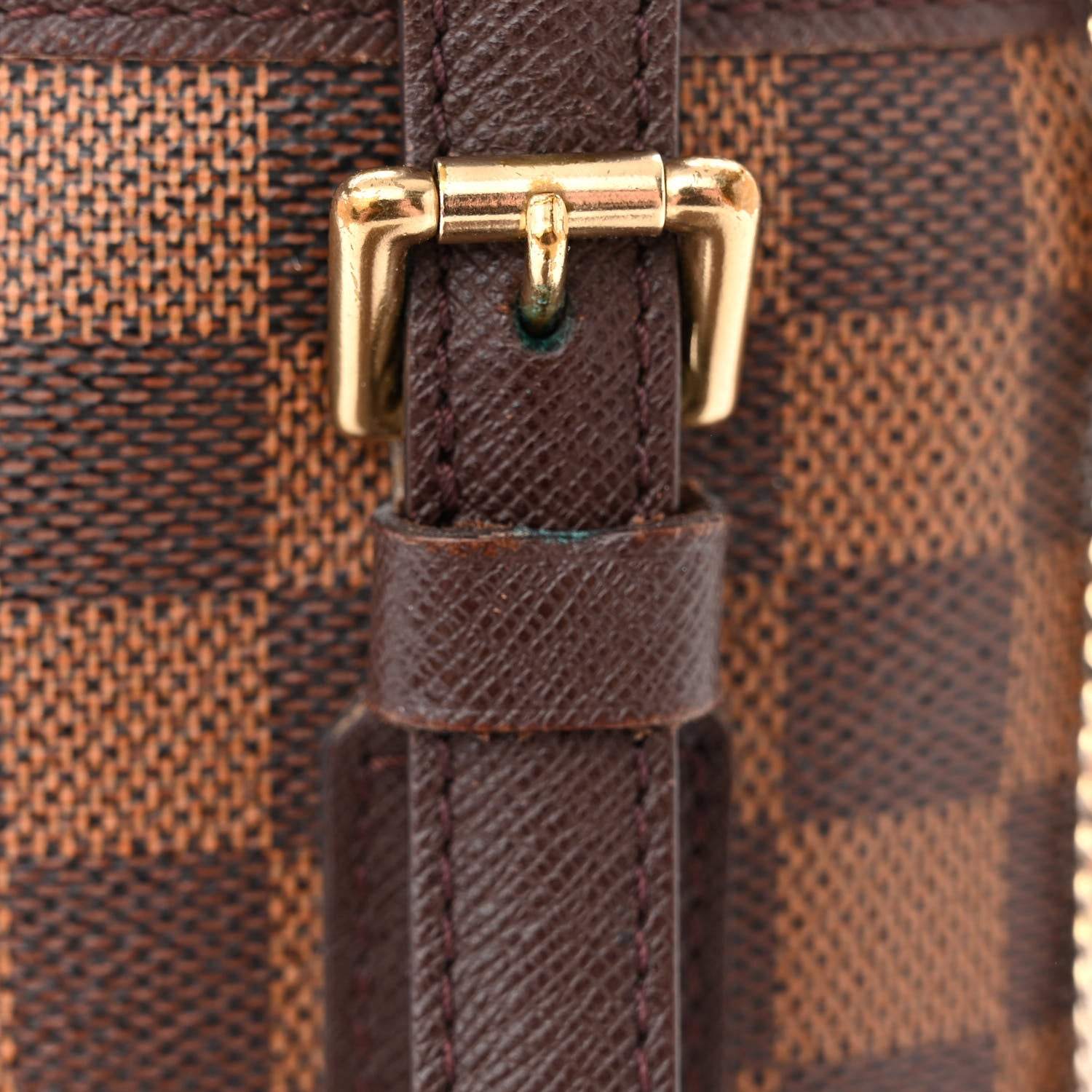 Louis Vuitton LOUIS VUITTON Damier Ebene Marais Bucket 23 12 of 21