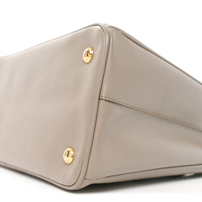Prada Saffiano Lux Small Tote Argilla 9 of 9