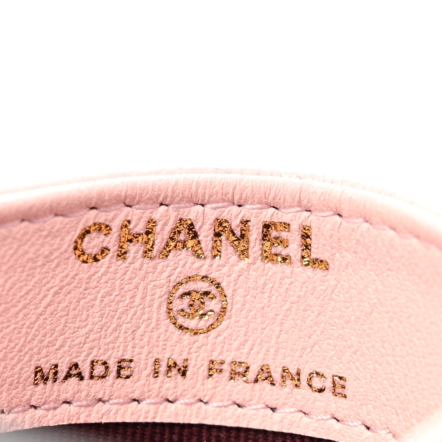 Chanel Grained Goatskin CC Apple Card Holder Light Pink 6 of 8