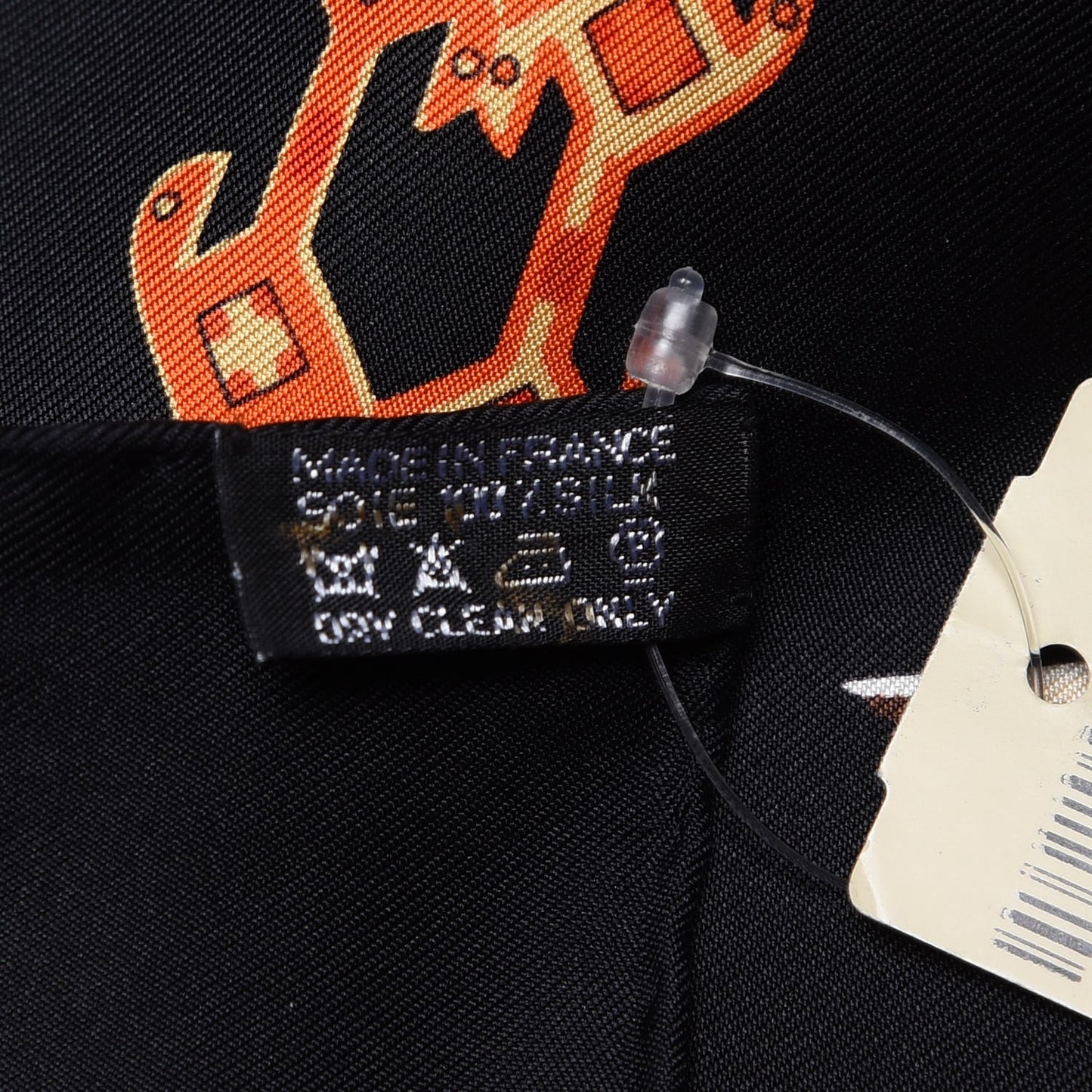 Silk Libres Comme L' Air Scarf 90 Noir Orange