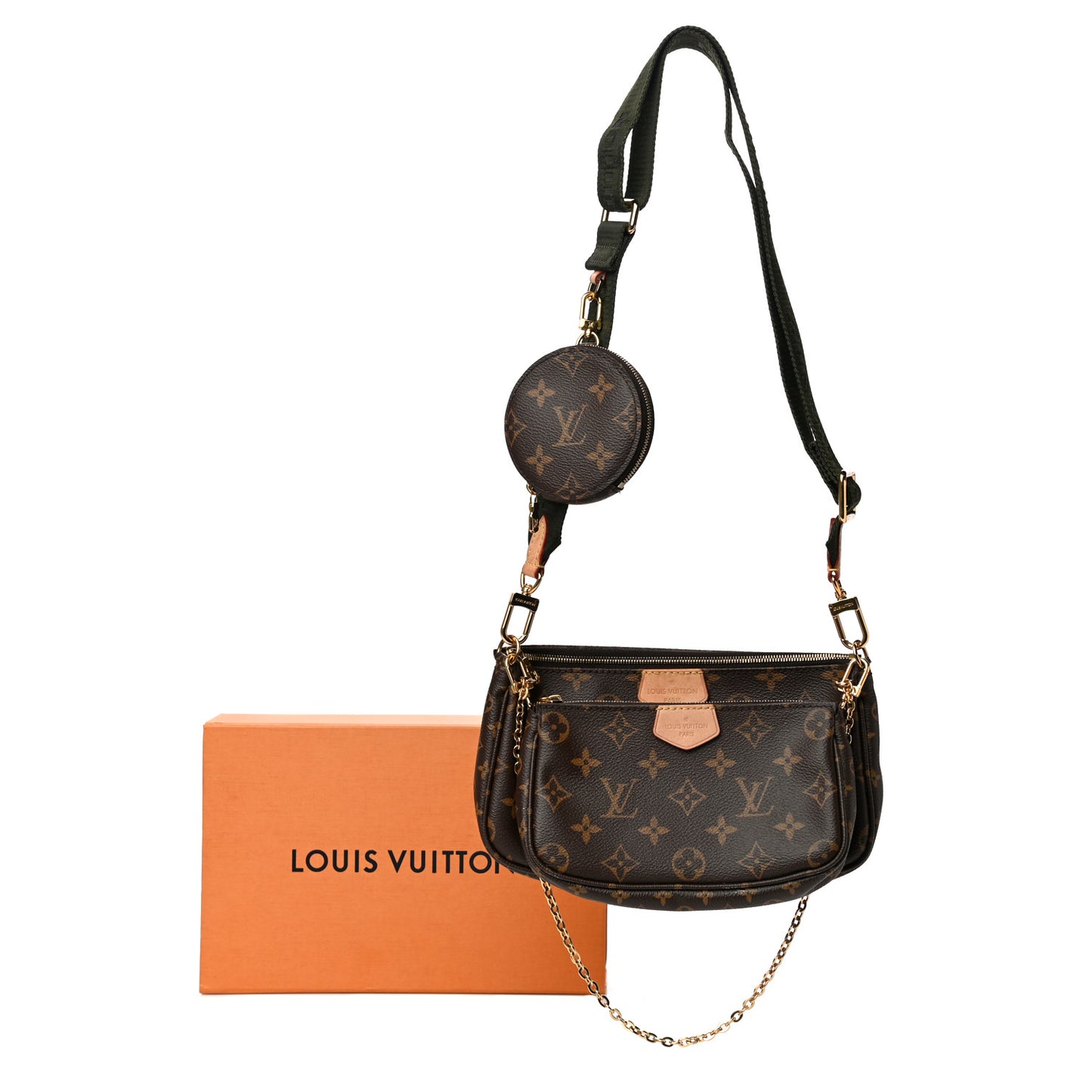 Monogram Multi Pochette Accessories Kaki