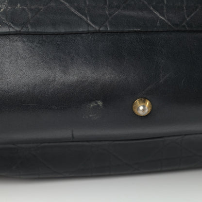 Christian Dior Lambskin Cannage Shopping Tote Black 5 of 9