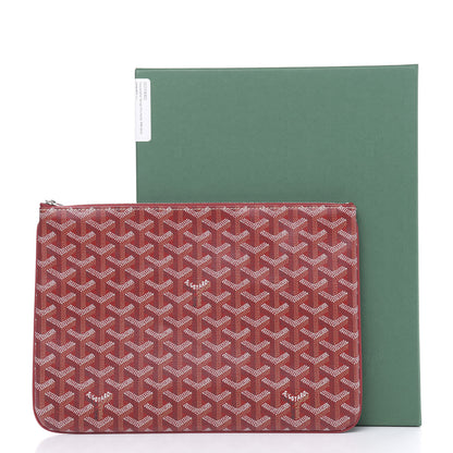 Goyard Goyardine Senat Pochette MM Red 7 of 7