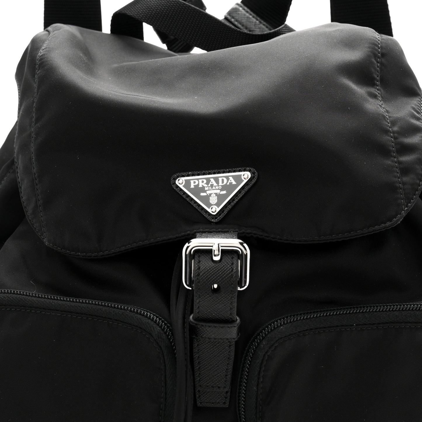 Nylon Vela Large Backpack Black