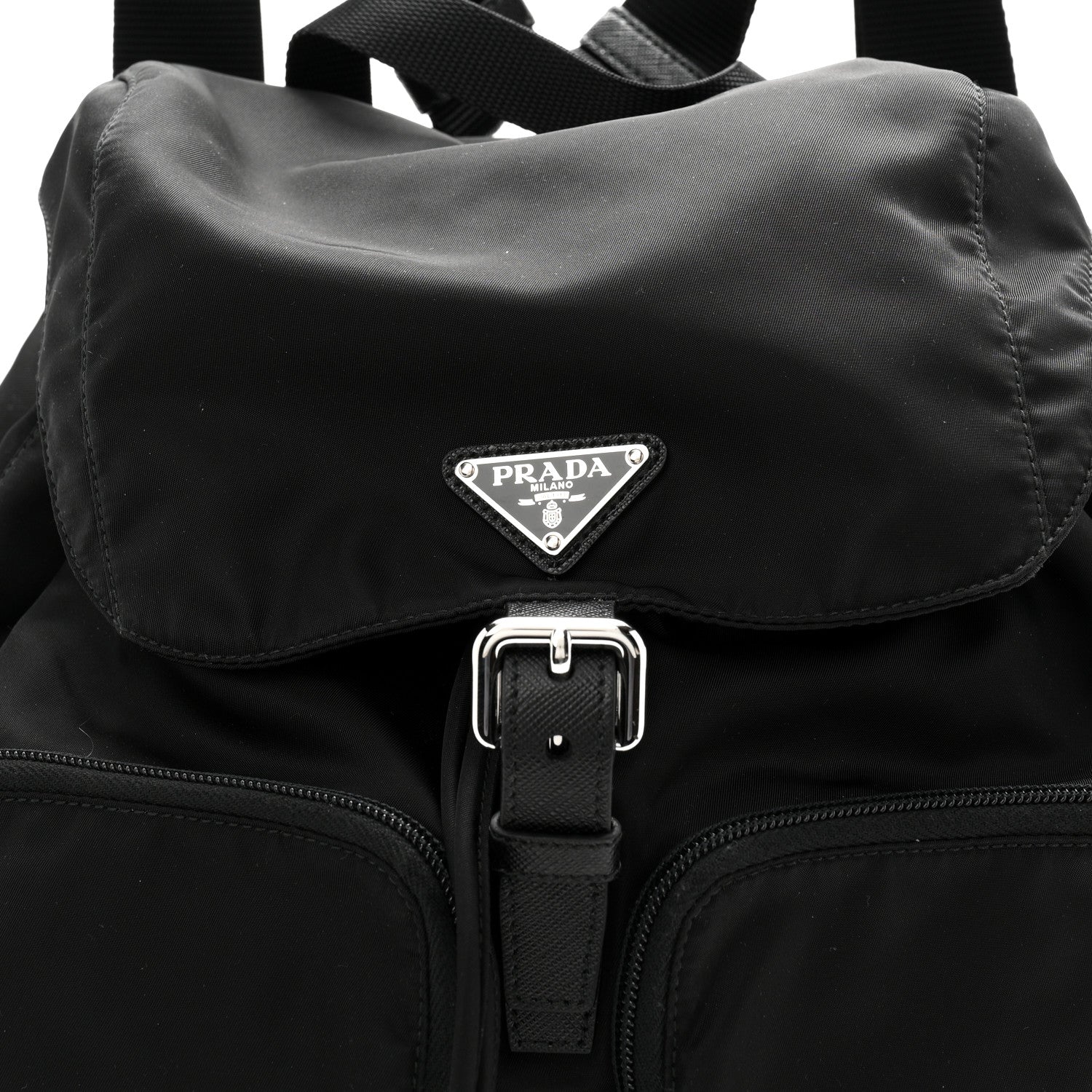 Prada Nylon Vela Large Backpack Black 8 of 10