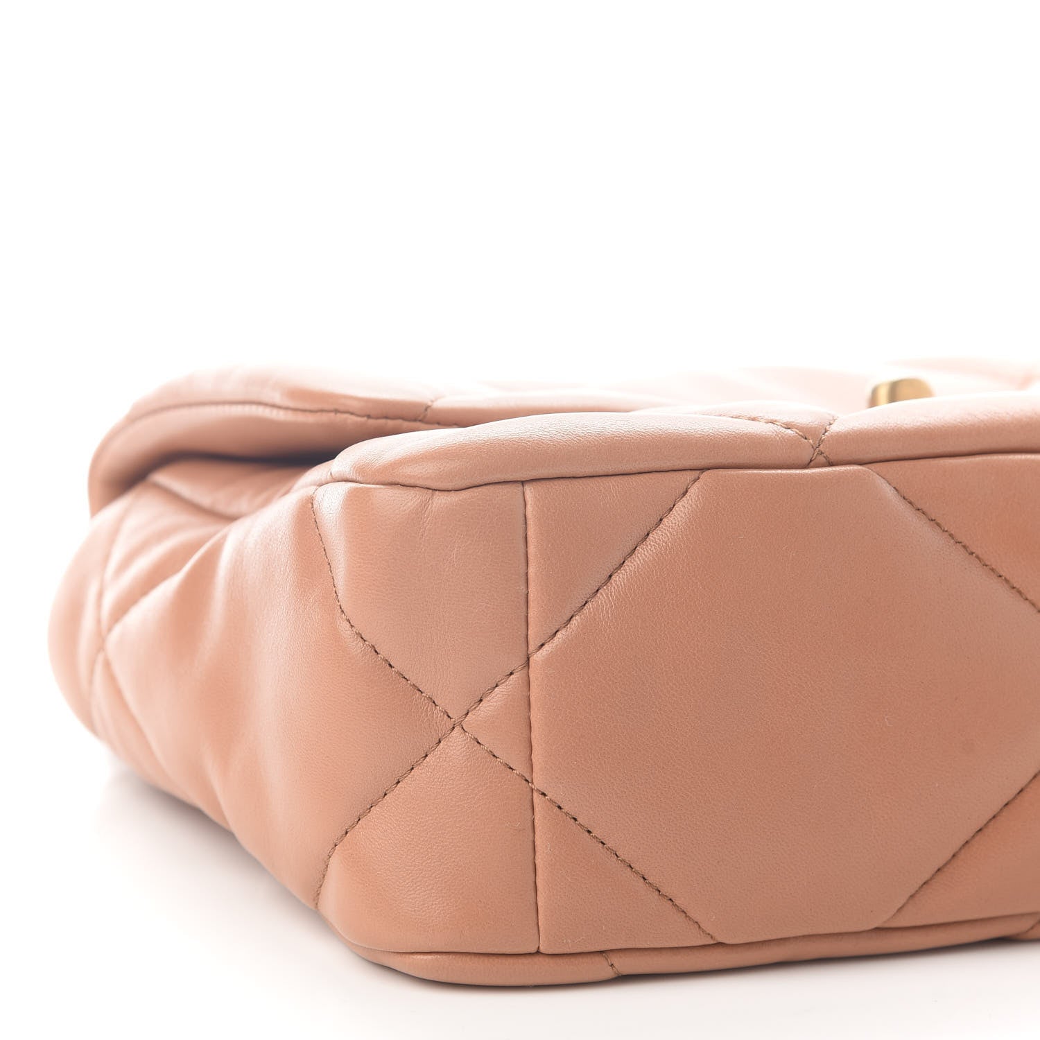 Chanel Lambskin Quilted Medium Chanel 19 Flap Brown 6 of 9