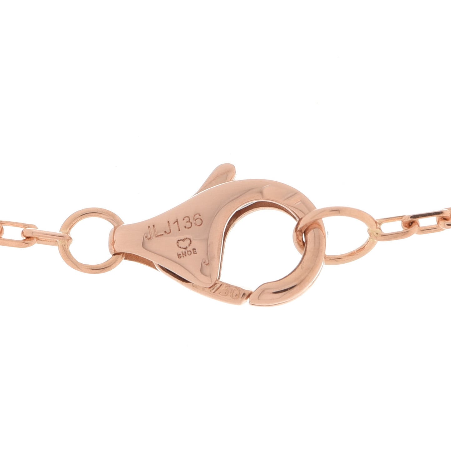 18K Pink Yellow White Gold Trinity Pendant Necklace
