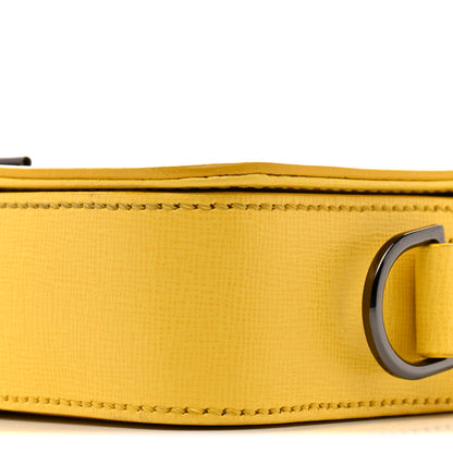 Off-White Calfskin Mini Binder Clip Bag Yellow 10 of 15