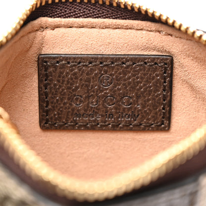 Gucci GG Supreme Monogram Web Ophidia Key Case Beige New Acero 6 of 7