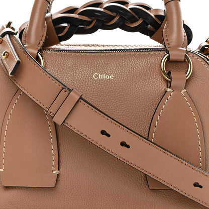 Chloe Calfskin Small Daria Cement Brown 9 of 14