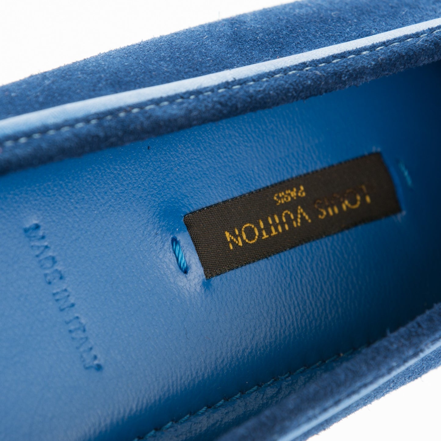 Suede Oxford Ballerina Flats 38 Blue Nuit